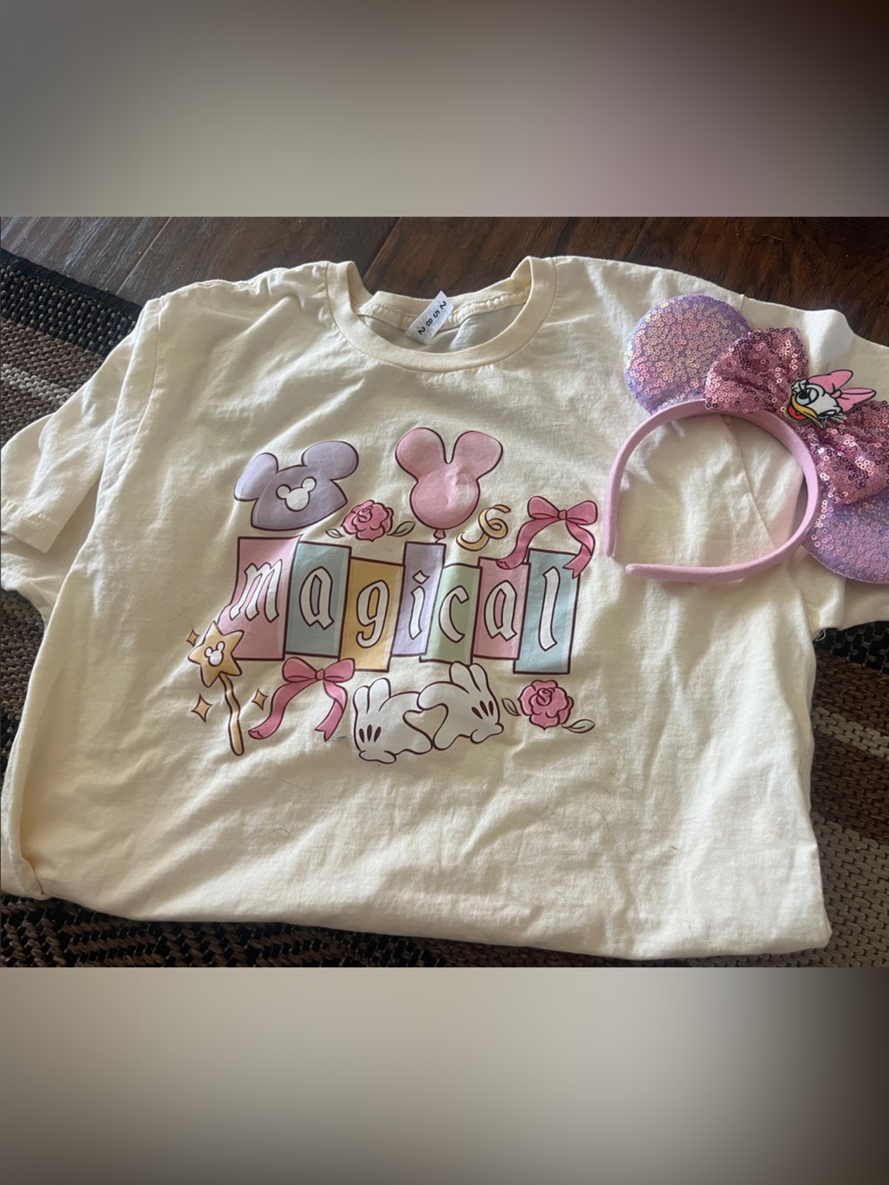 Tshirt and ears for Disney